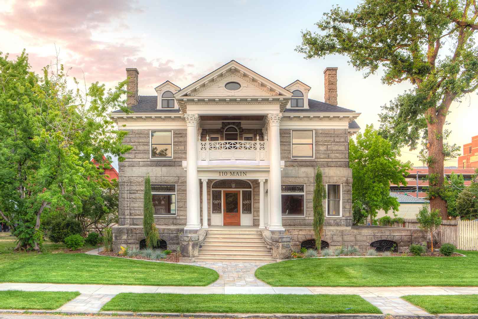 110 Main is a two-story office Property in a Historic Mansion at 110 Main Boise, Idaho